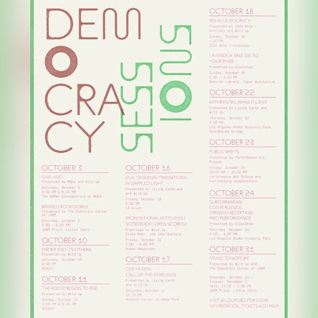 Performance Art Museum Los Angeles - Events & Lineup | Mood