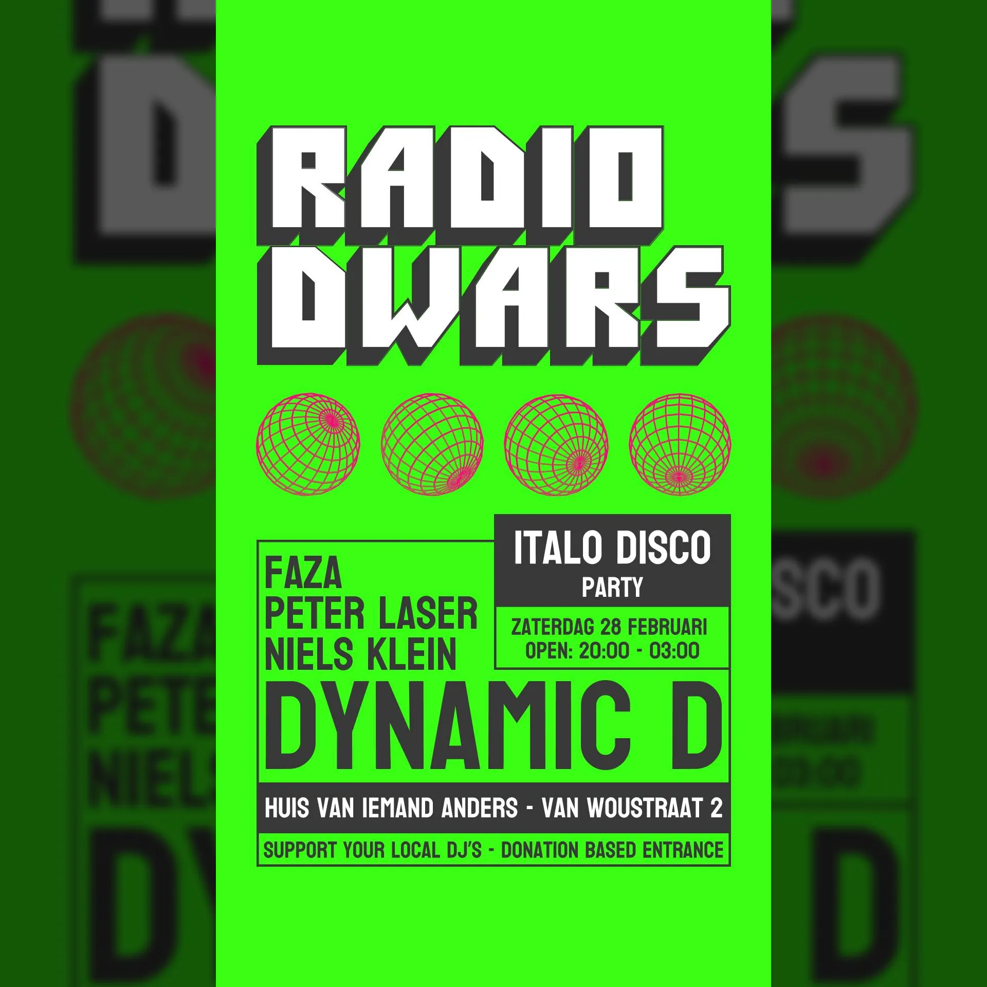 Radio Dwars Italo Disco Party