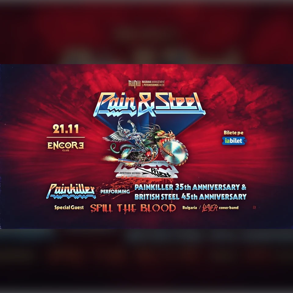 Pain & Steel - Tributes Night with Painkiller & Spill The Blood