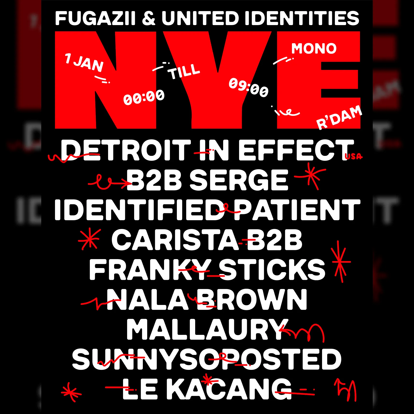 FUGAZII X UNITED IDENTITIES - NYE