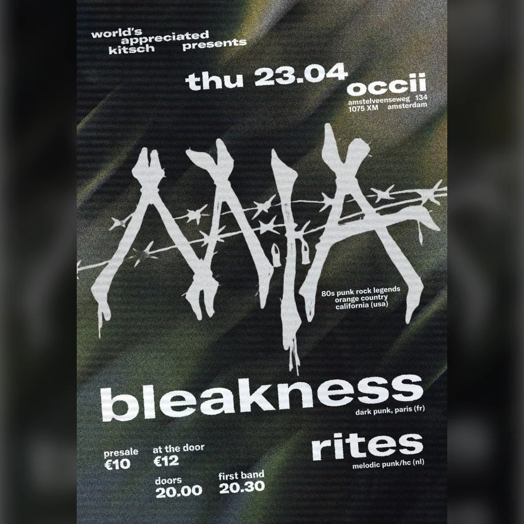 M.I.A. + BLEAKNESS + RITES