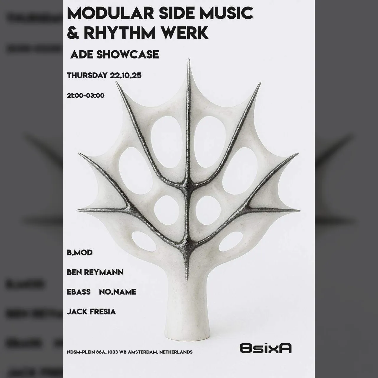 Modular Side Music x Rhythm Werk ADE Showcase