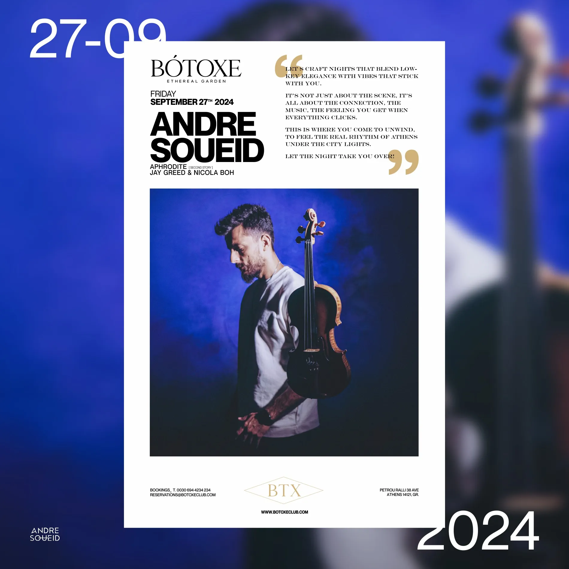 ANDRE SOUEID live at Botoxe Club