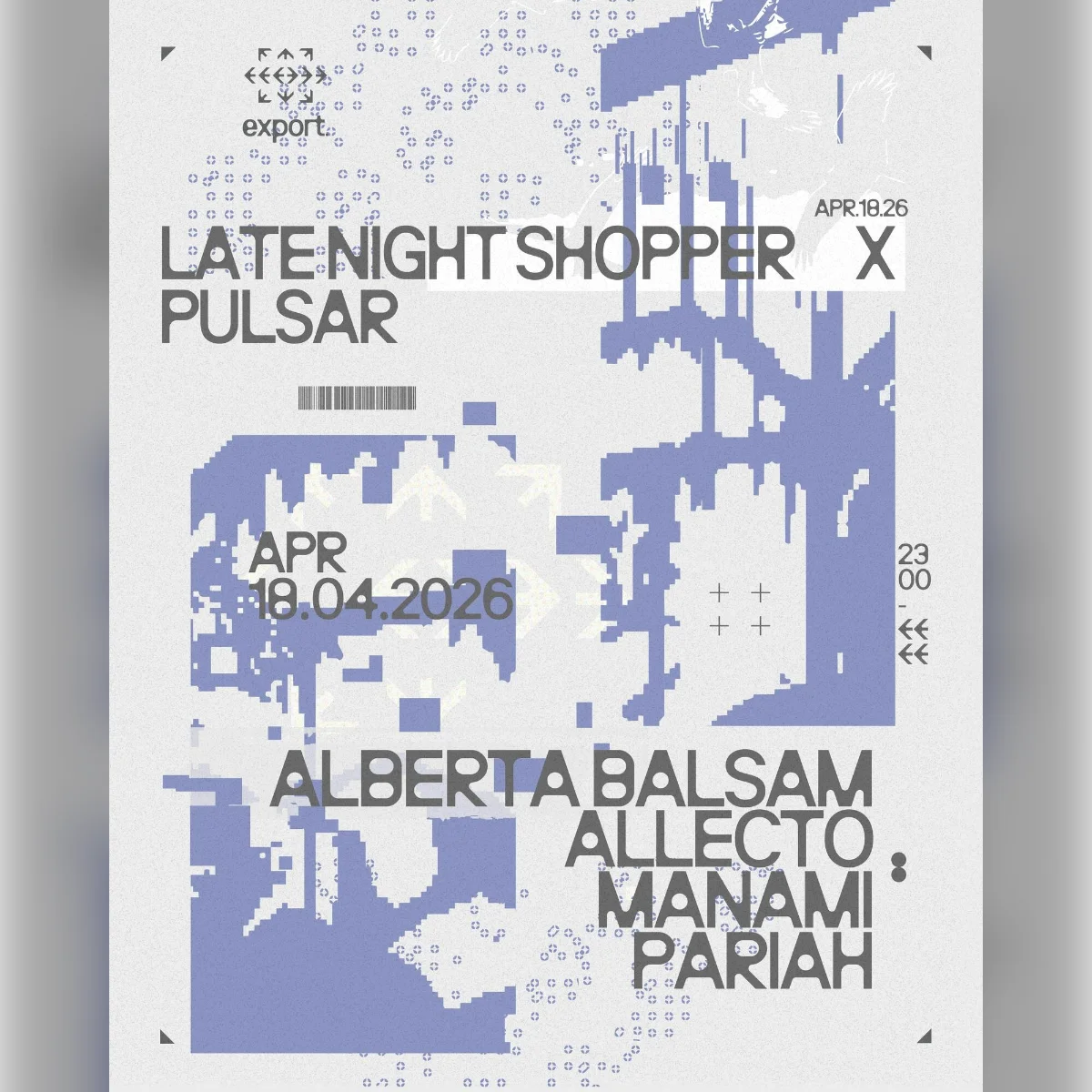 Pulsar x Late Night Shopper: Alberta Balsam, Allecto, Manami, Pariah