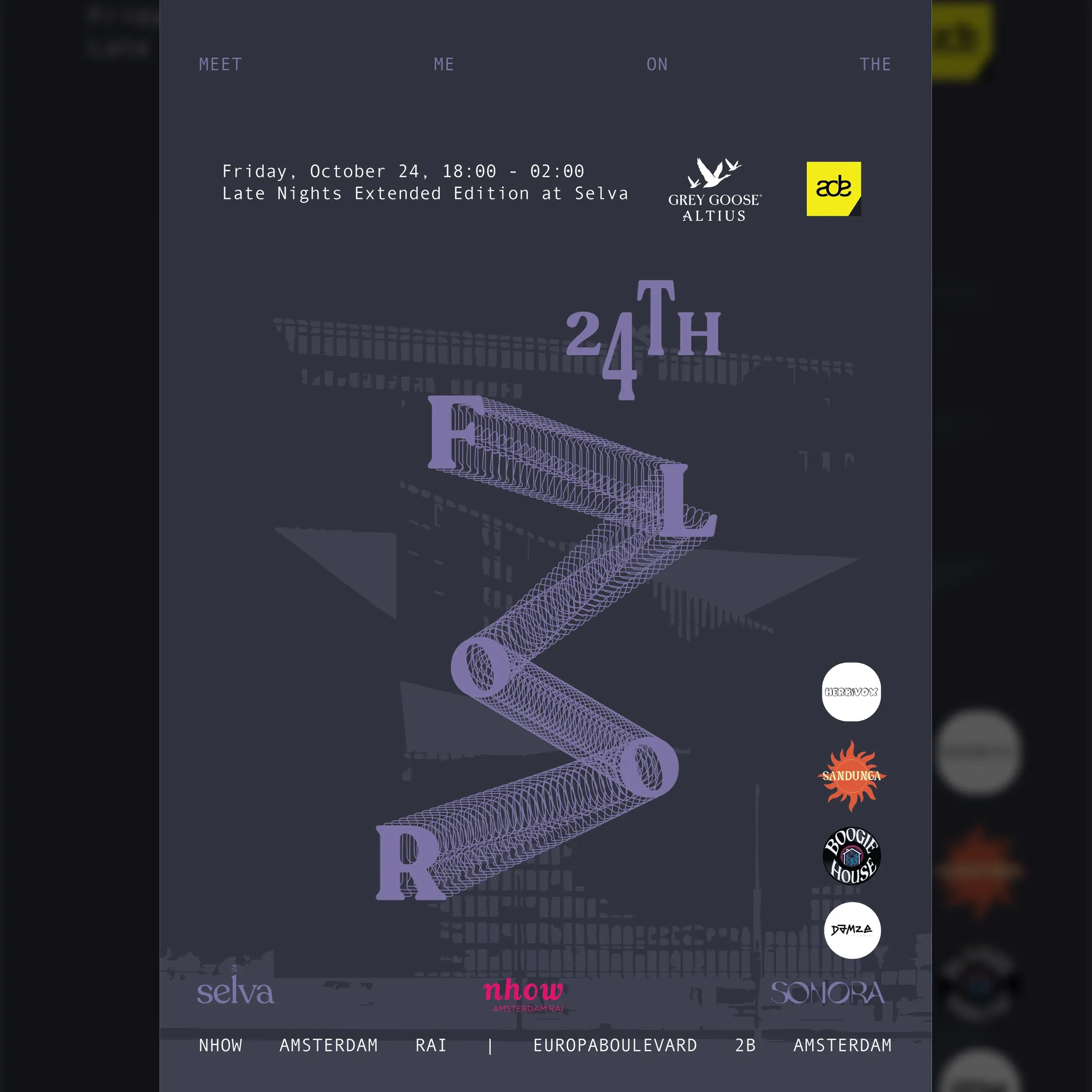 'AFTER HOURS' on 24th floor with Boogie House & HERBIVOX & DAMZE & Sandunga