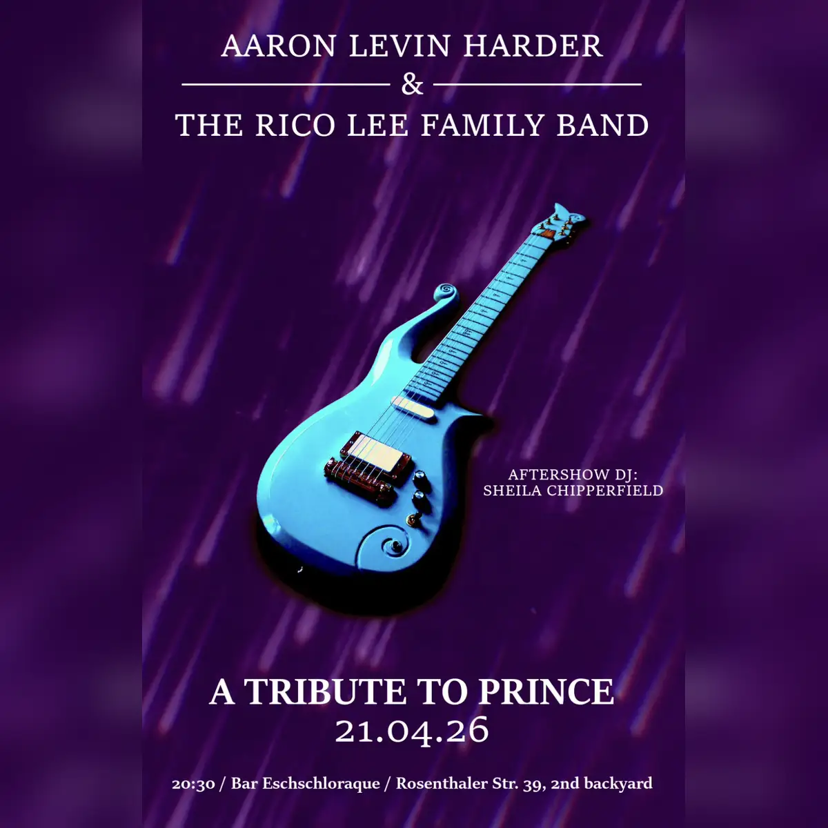 Aaron Levin Harder & The Rico Lee Family Band – A Tribute to Prince