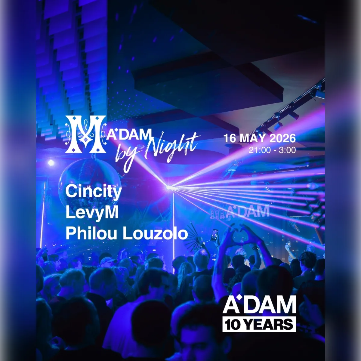 Madam by Night: A'DAM 10 Years