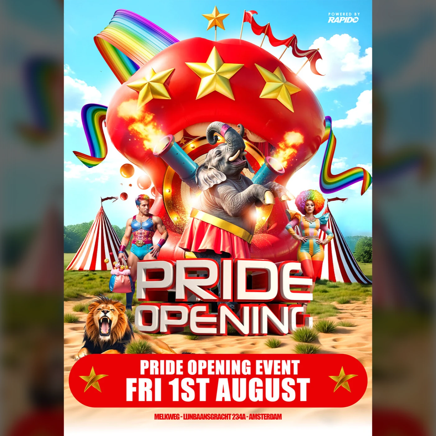 Rapido Pride Opening Event