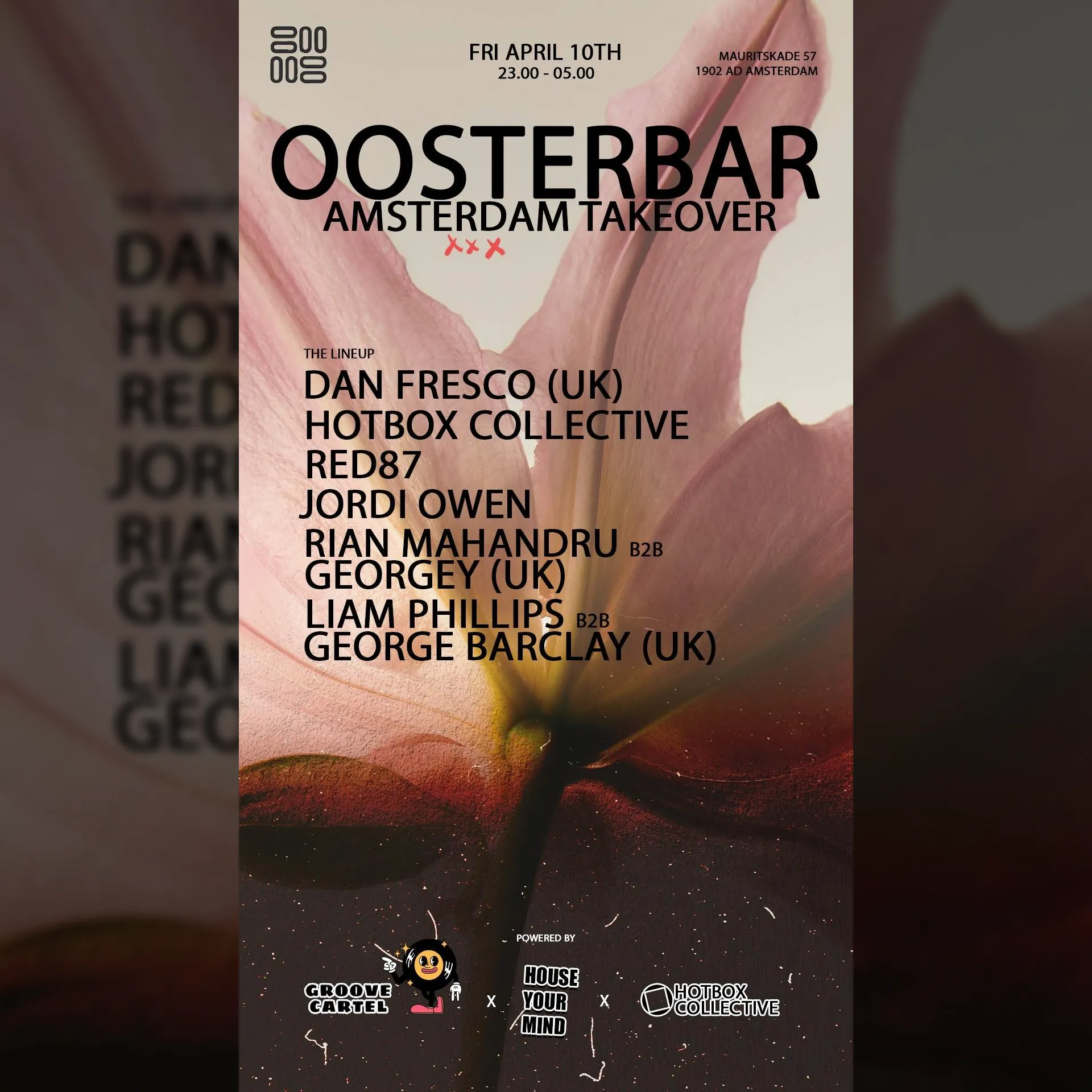 OOSTerBAR Amsterdam Takeover w/ DAN-FRESCO & RED 87