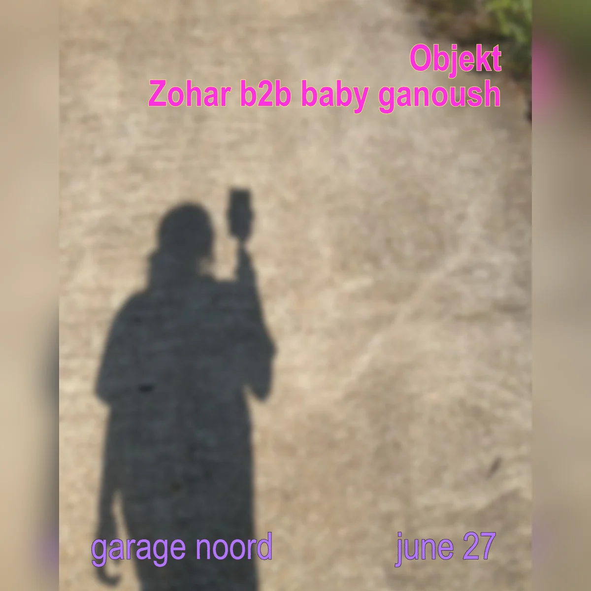 Zohar b2b baby ganoush, Objekt