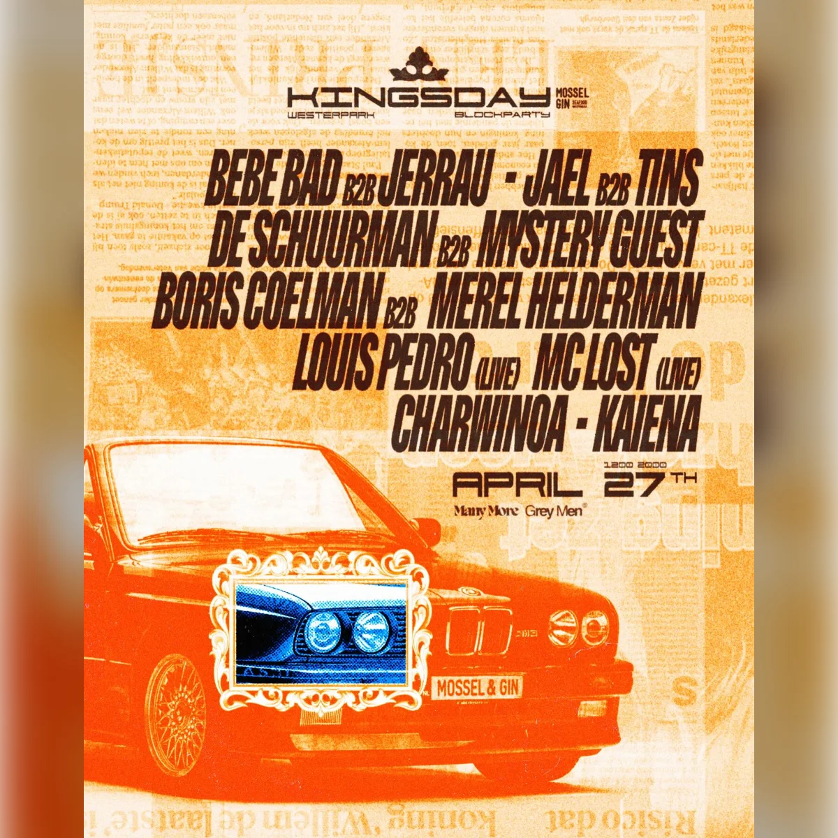 Many More x Grey Men - Kingsday Blockparty