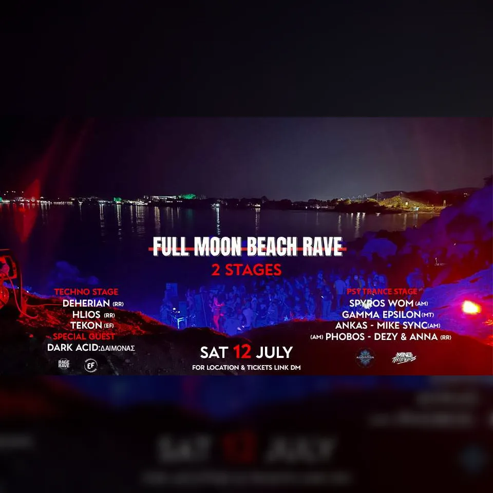 Full Moon Beach Rave 2 Stages