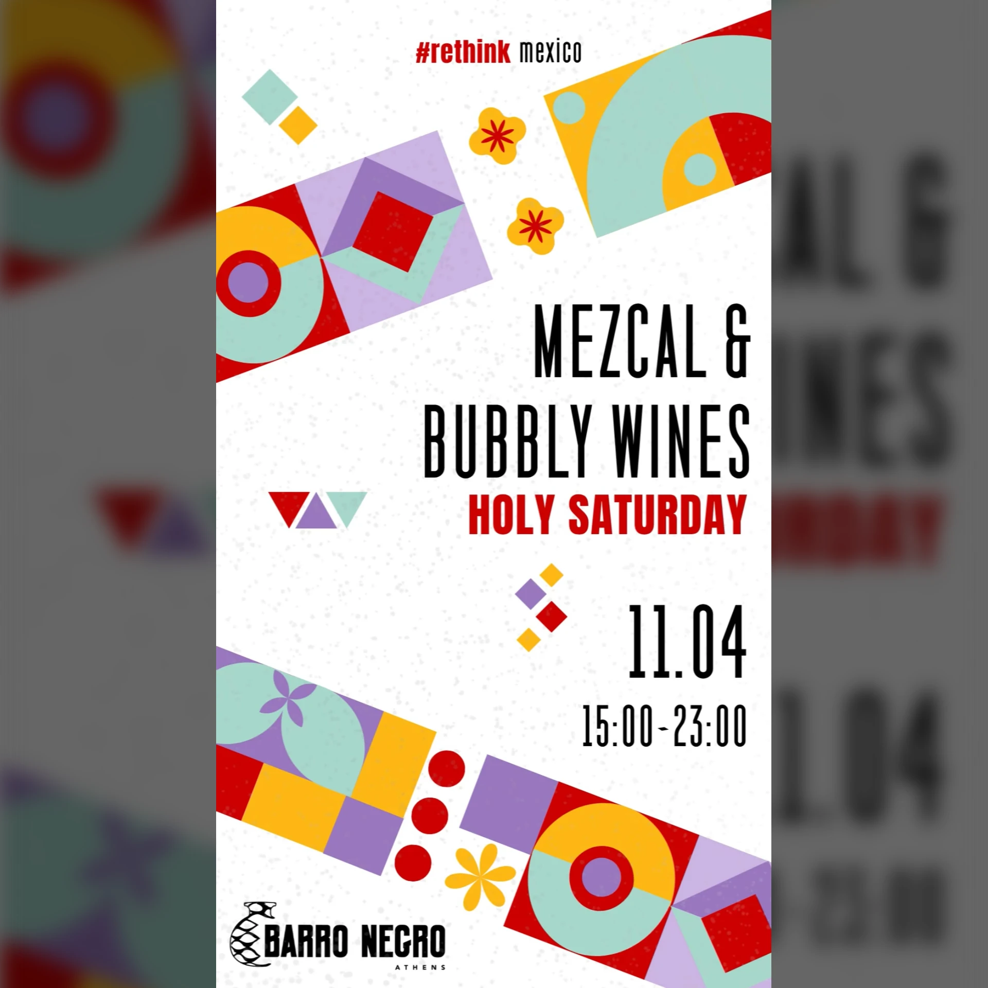 Mezcal & Bubbly Wines : Holy Saturday 