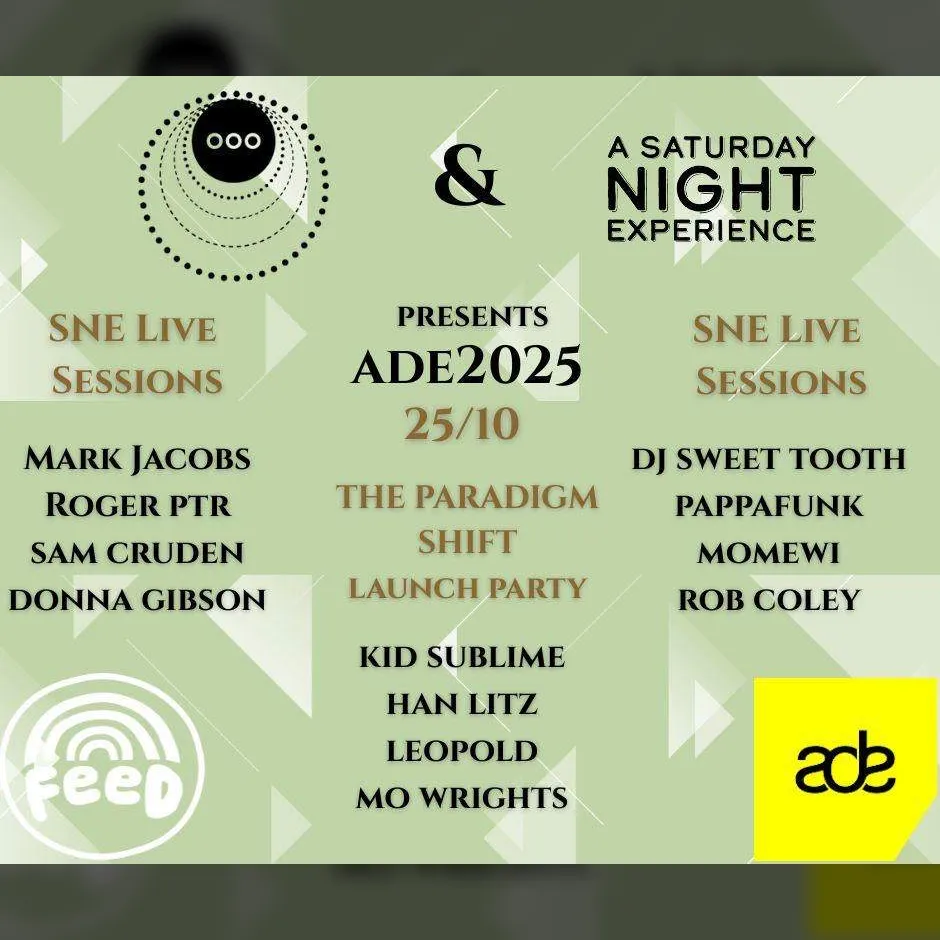 ConneQtingTheDots presents: SNE Live Sessions & The Paradigm Shift Pre Launch Party