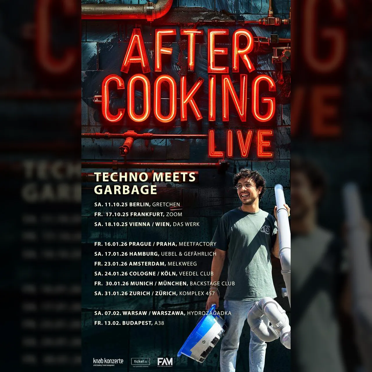 After Cooking live in Amsterdam