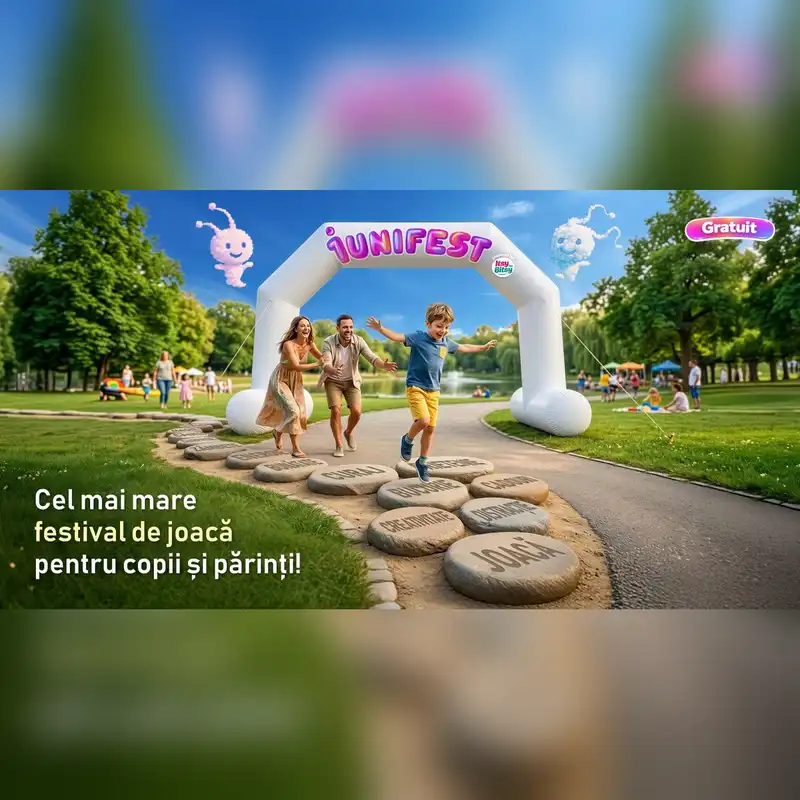 1uniFEST - cel mai mare festival de joacă pentru copii și părinți