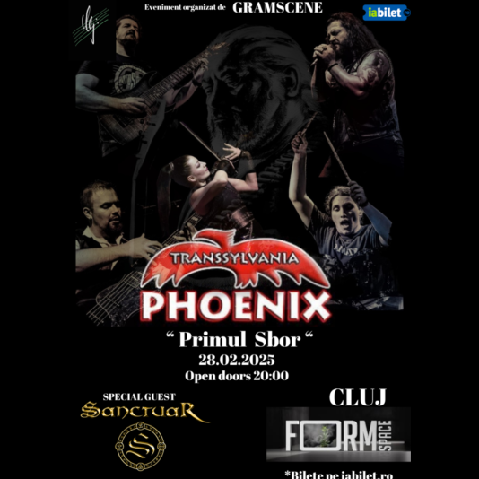 Cluj-Napoca: Concert Phoenix - Primul Sbor (opening act: Sanctuar)