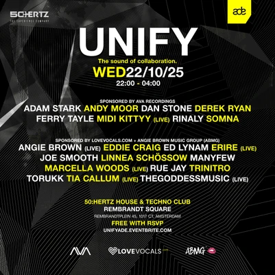 Unify - AVA Recordings, LoveVocals.com, and Angie Brown Music Group Showcase