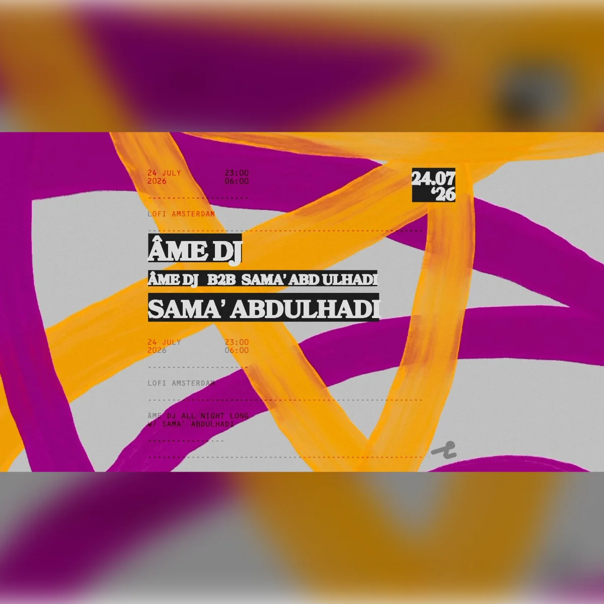 Âme (DJ) x Sama' Abdulhadi [all night long]