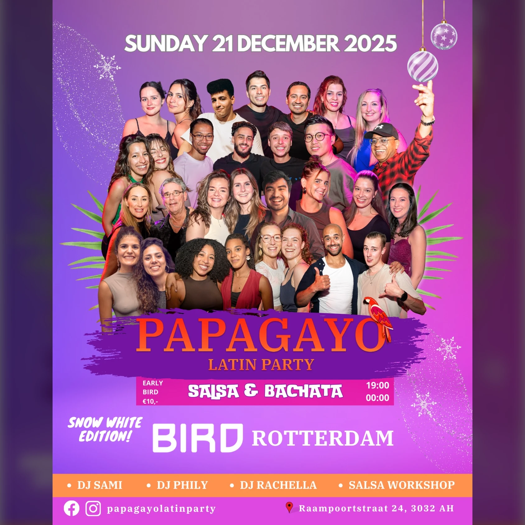 Papagayo Latin Party Xmas Edition