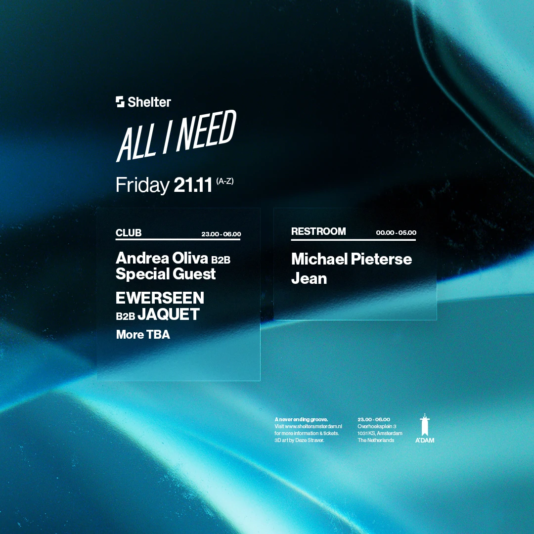 Shelter presents: All I Need