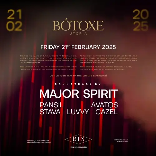 BOTOXE PRESENTS MAJOR SPIRIT