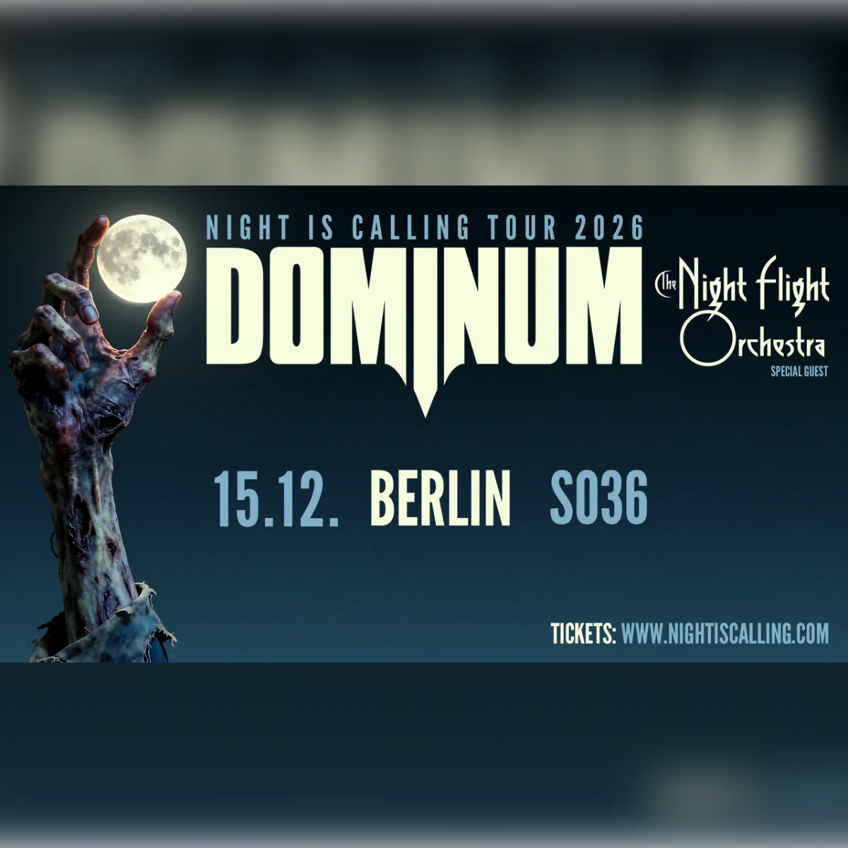 DOMINIUM - NIGHT IS CALLING TOUR 2026