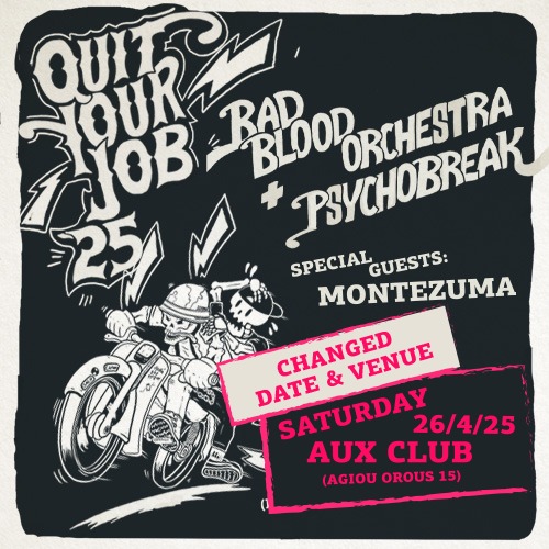 BAD BLOOD ORCHESTRA + PSYCHOBREAK w/ MONTEZUMA