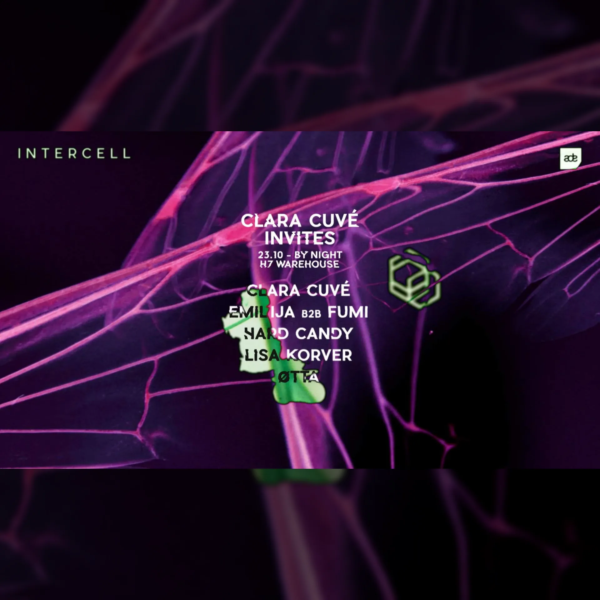 Intercell x Clara Cuvé Invites - ADE