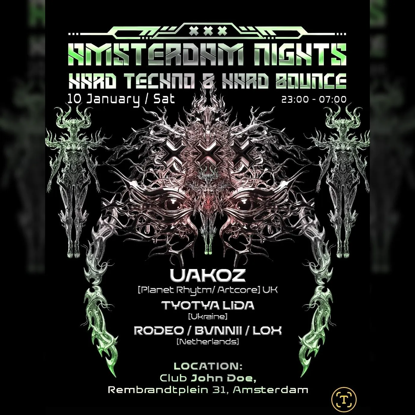 Amsterdam Nights: Hard Techno Rave 