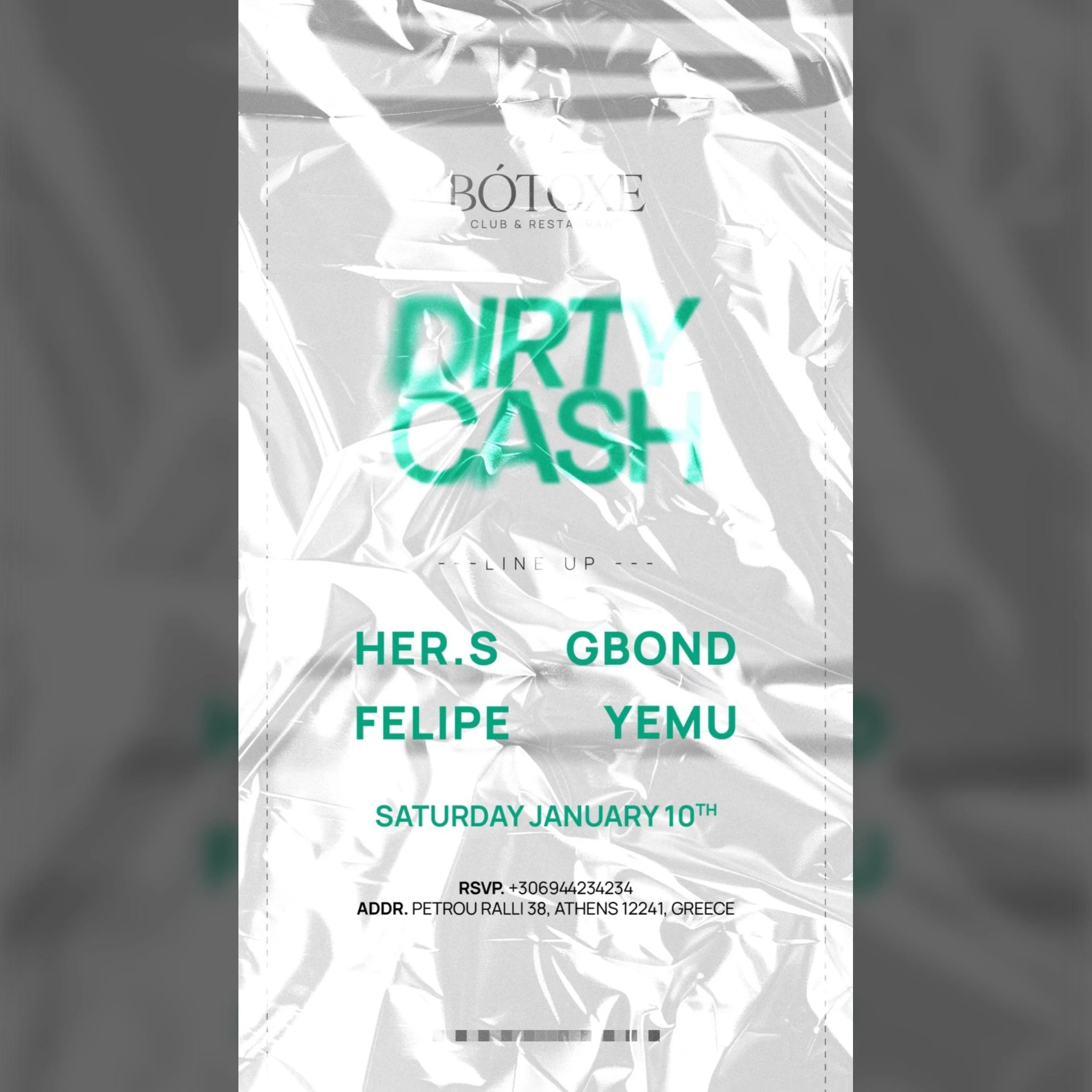 BOTOXE PRESENTS DIRTY CASH