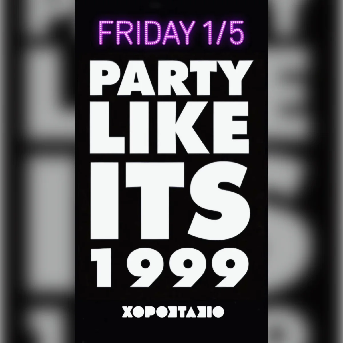 Party Like It’s 1999