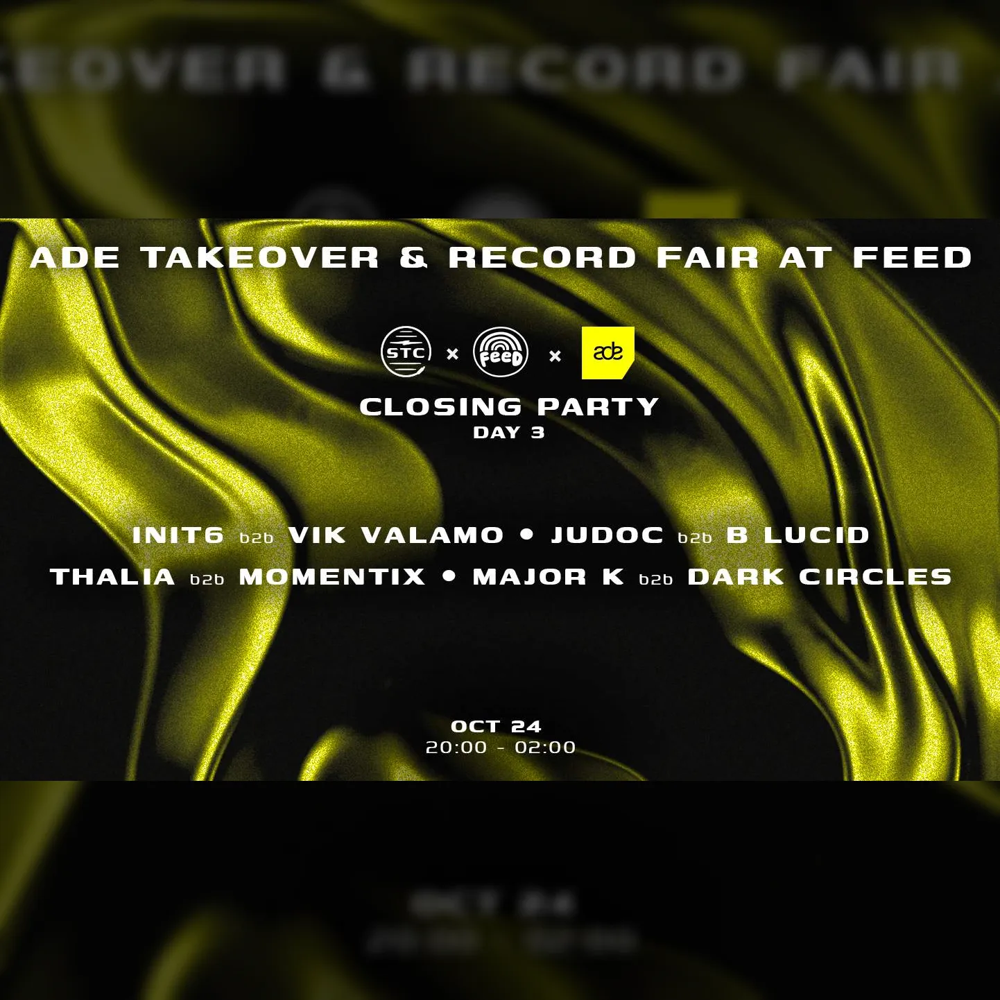 Sonic Tonic Collective x Feed ADE Closing Party