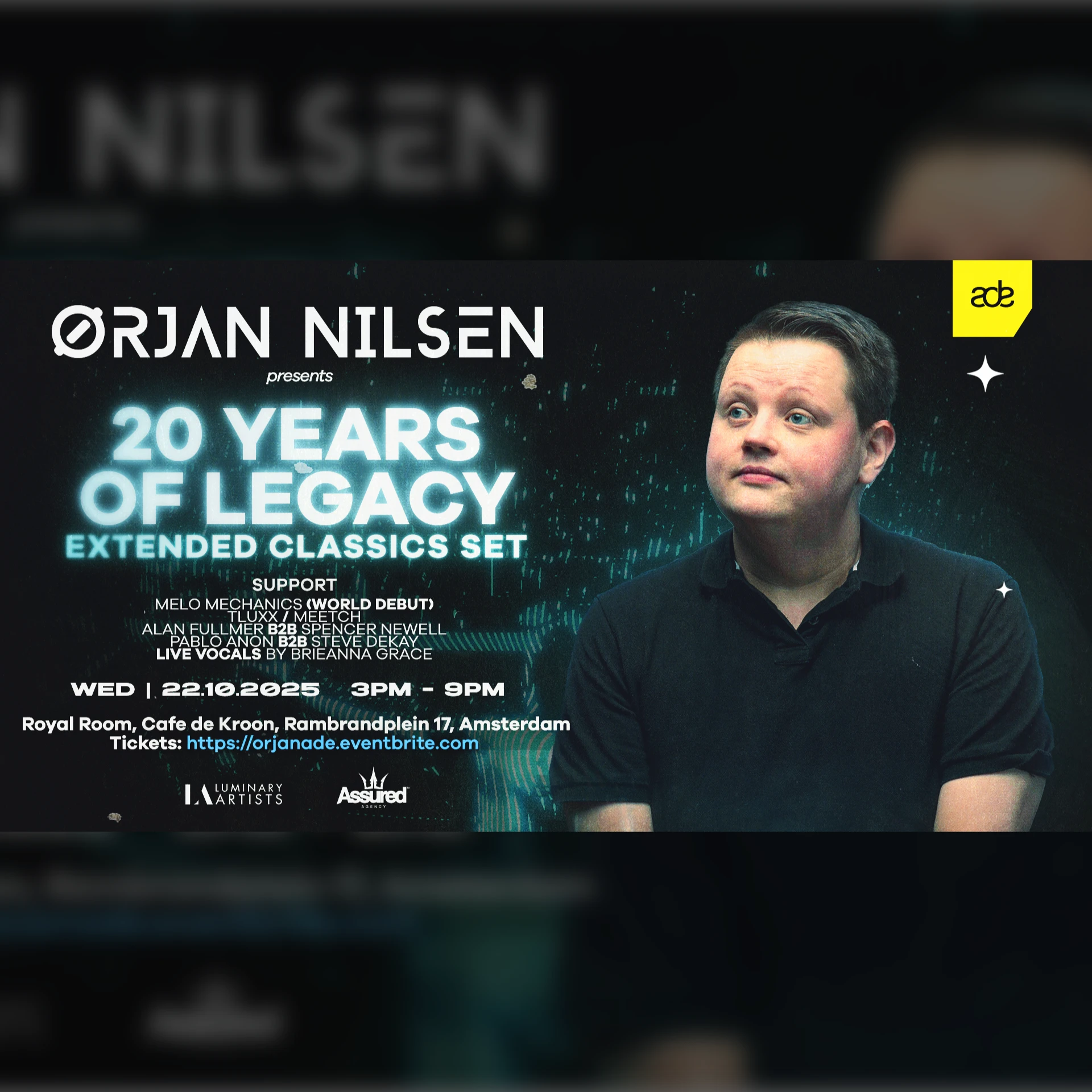 Orjan Nilsen pres. 20 Years of Legacy 