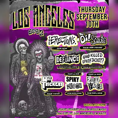 Last L.A. Punk Invasion 2026 - Los Angeles, Sep 10 | Tickets | Mood