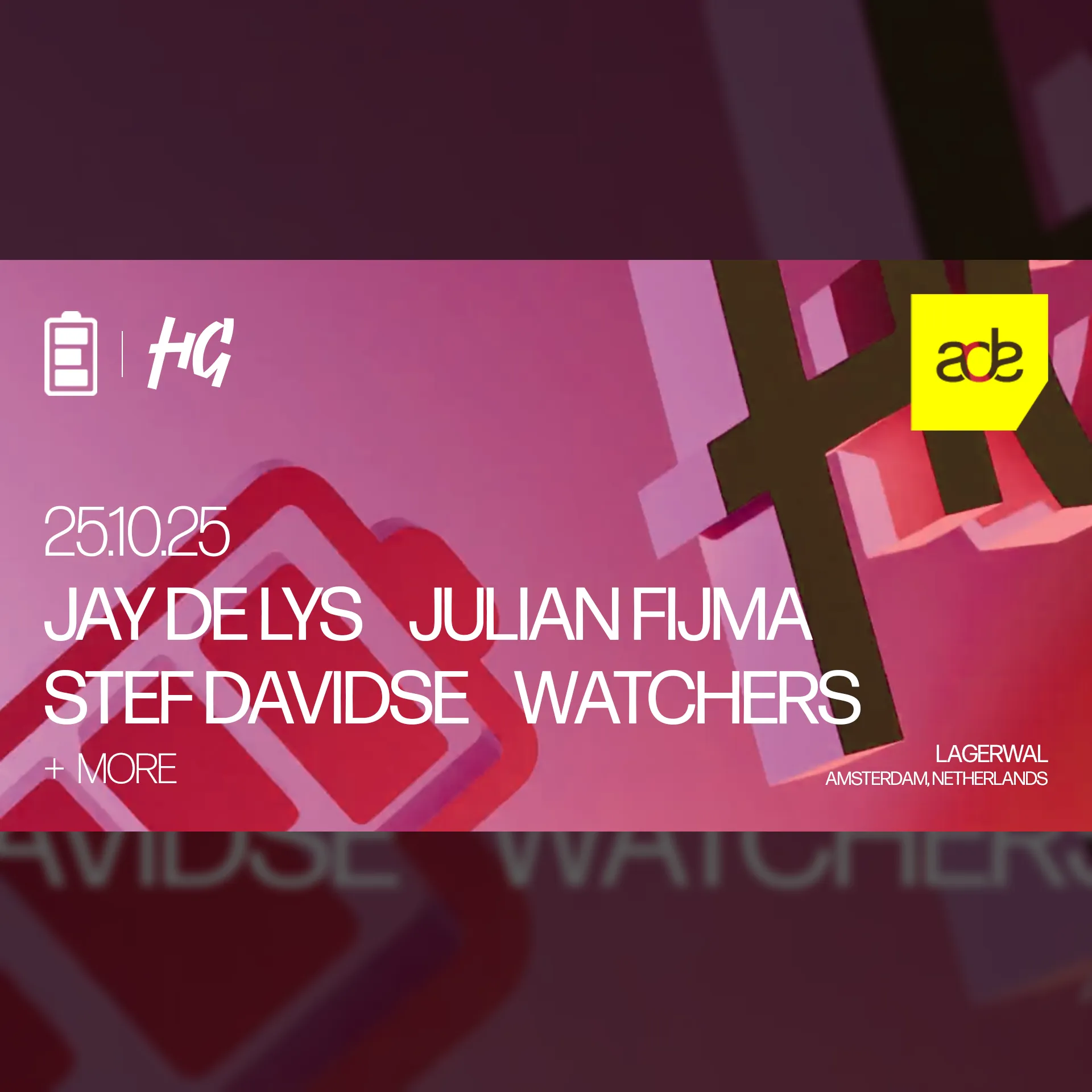 Happy Group invites: ELEVATE ADE Special W/ Jay de Lys, Julian Fijma, Watchers