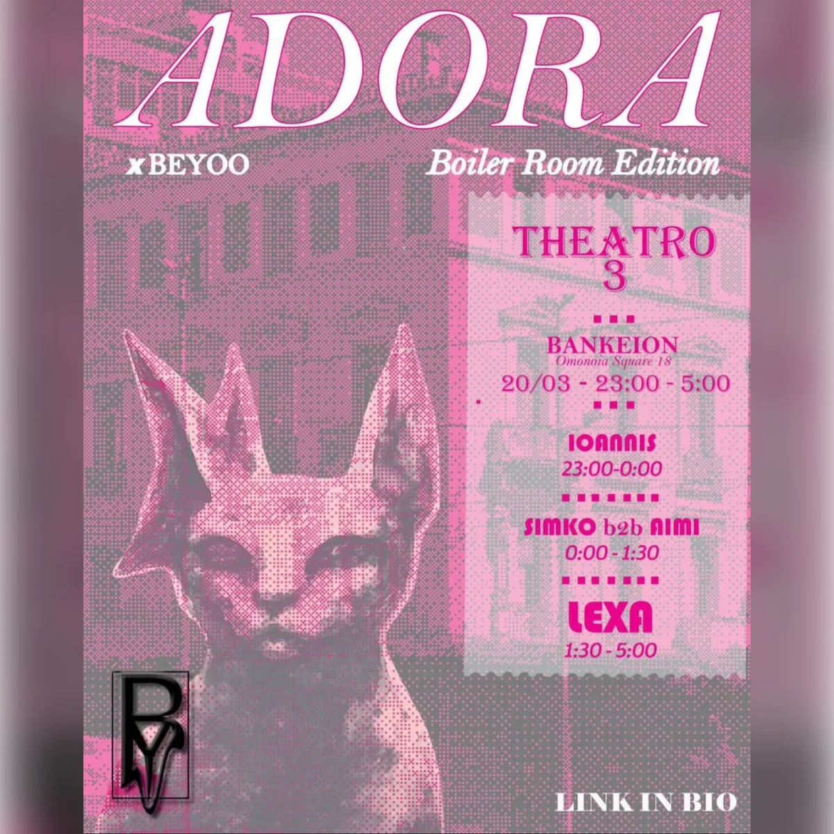 Adora Theatro 3 x Beyoo - Boiler Room Edition 