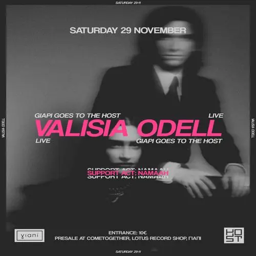 Γιαπί x OSM tapes present: Valisia Odell (ATH) live at The Host