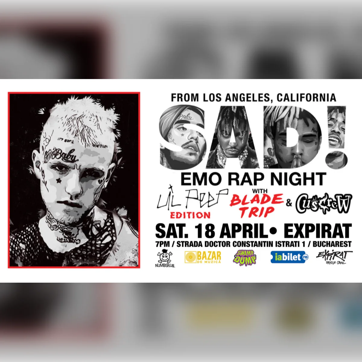 SAD! • Emo Rap night w/ Blade Trip & Cuscrew