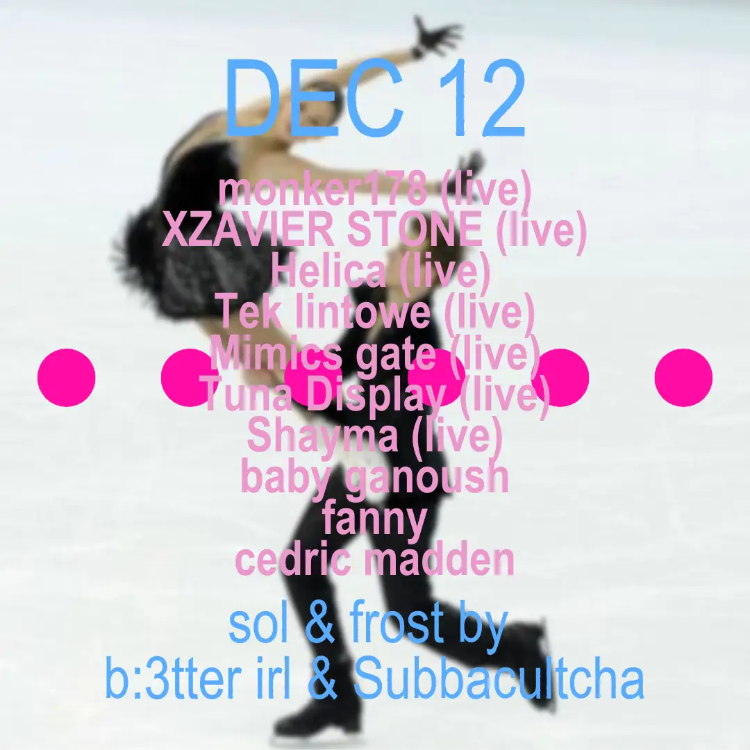 sol & frost by b:3tter irl & Subbacultcha + winter market