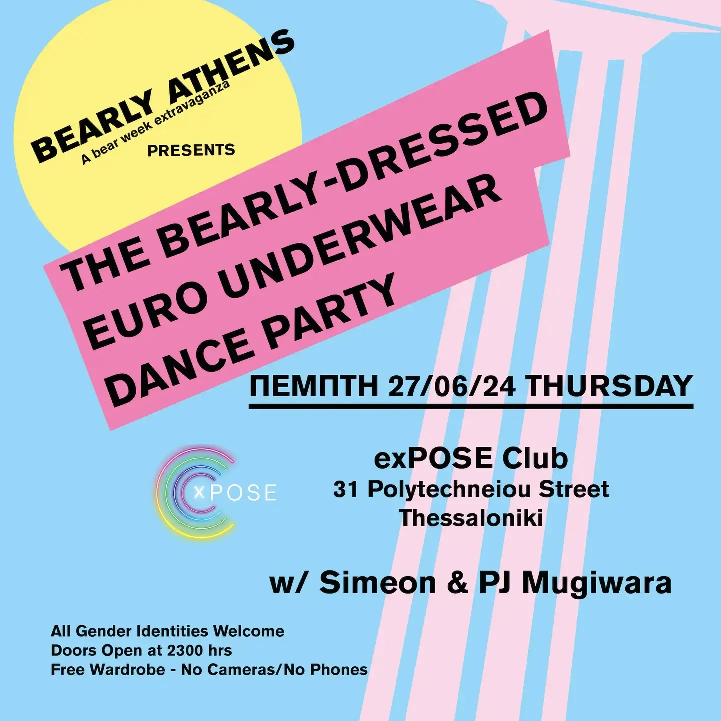 The Bearly-Dressed Euro Underwear Dance Party