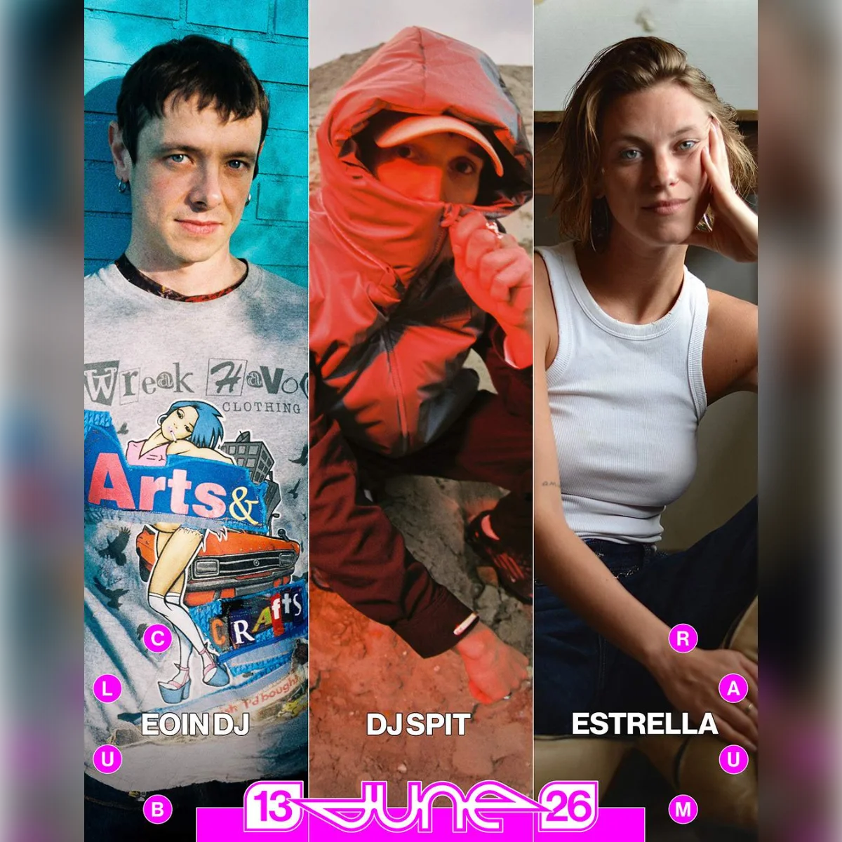 Eoin DJ, ESTRELLA, DJ Spit