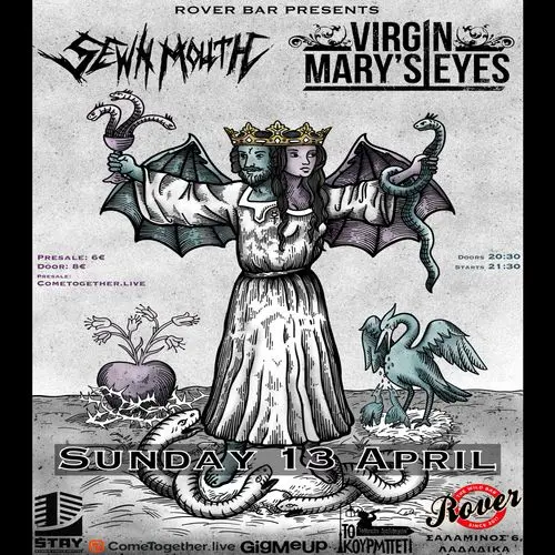 SEWN MOUTH x VIRGIN MARY’S EYES