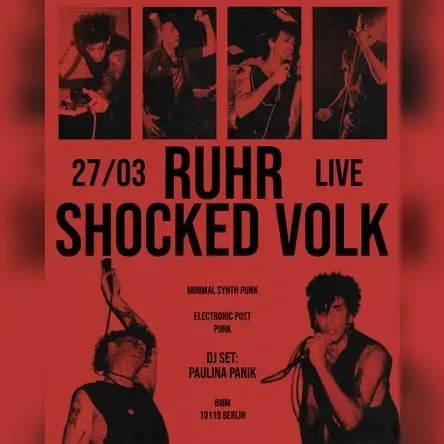 8MM Live: RUHR / SHOCKED VOLK