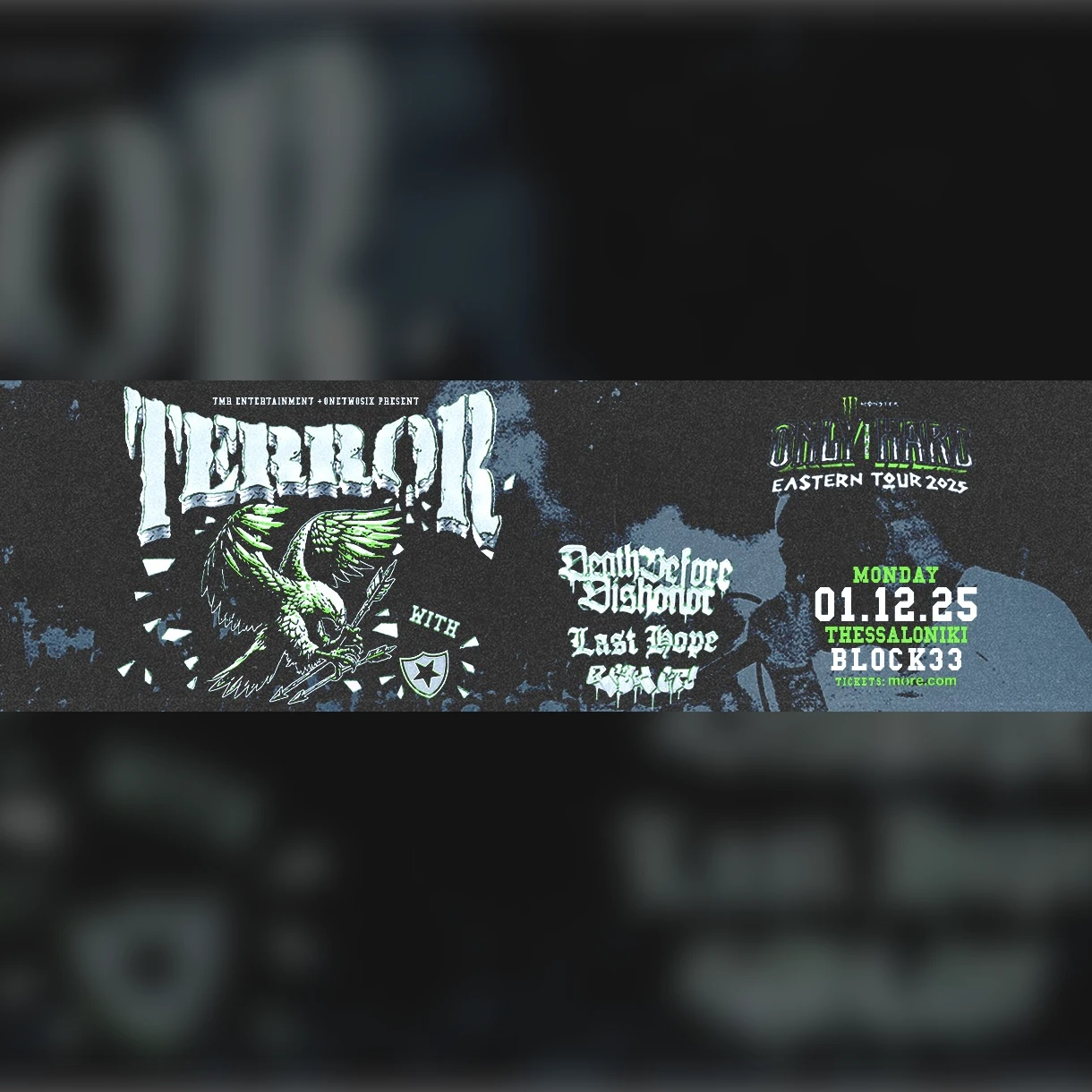 SKG | ONLY THE HARD EUROPEAN TOUR 2025 WITH TERROR (US)