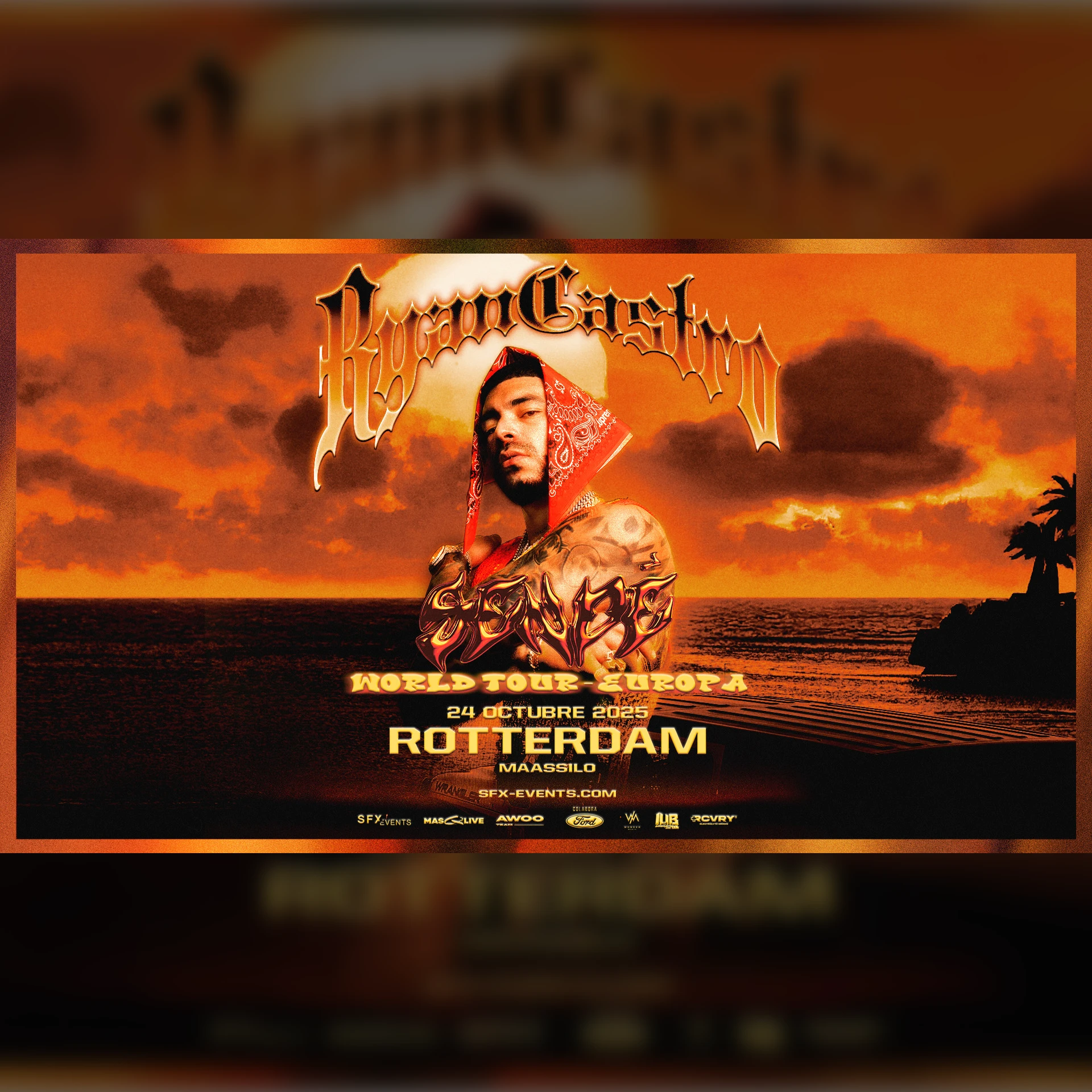 Ryan Castro live on stage