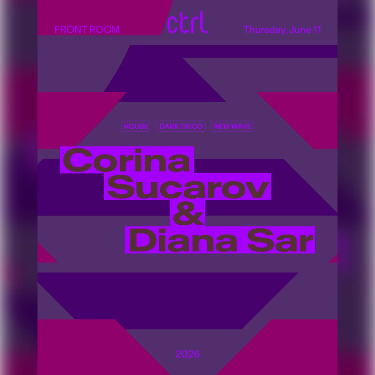 Corina Sucarov & Diana Sar at Front Room
