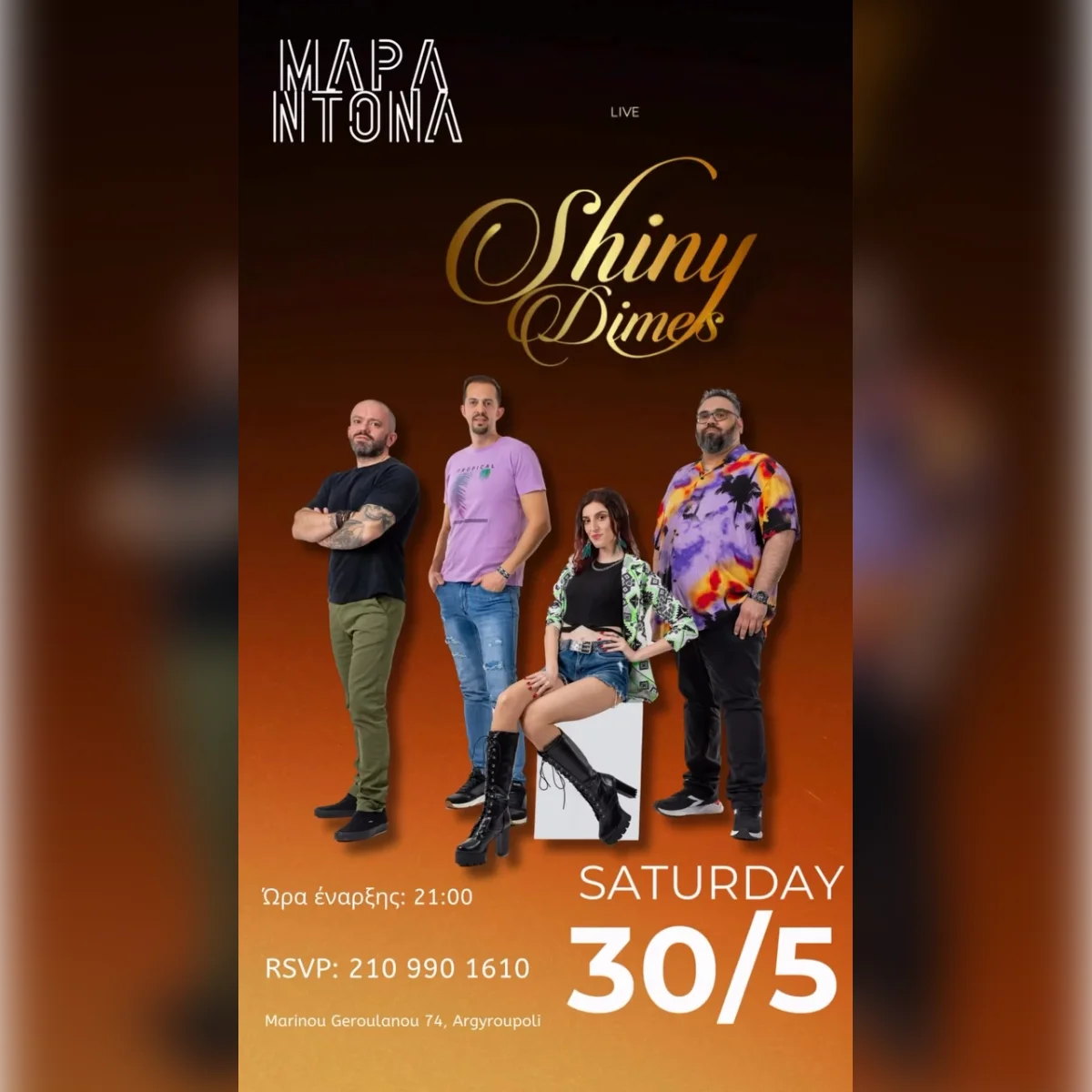 ''Shiny Dimes'' full band