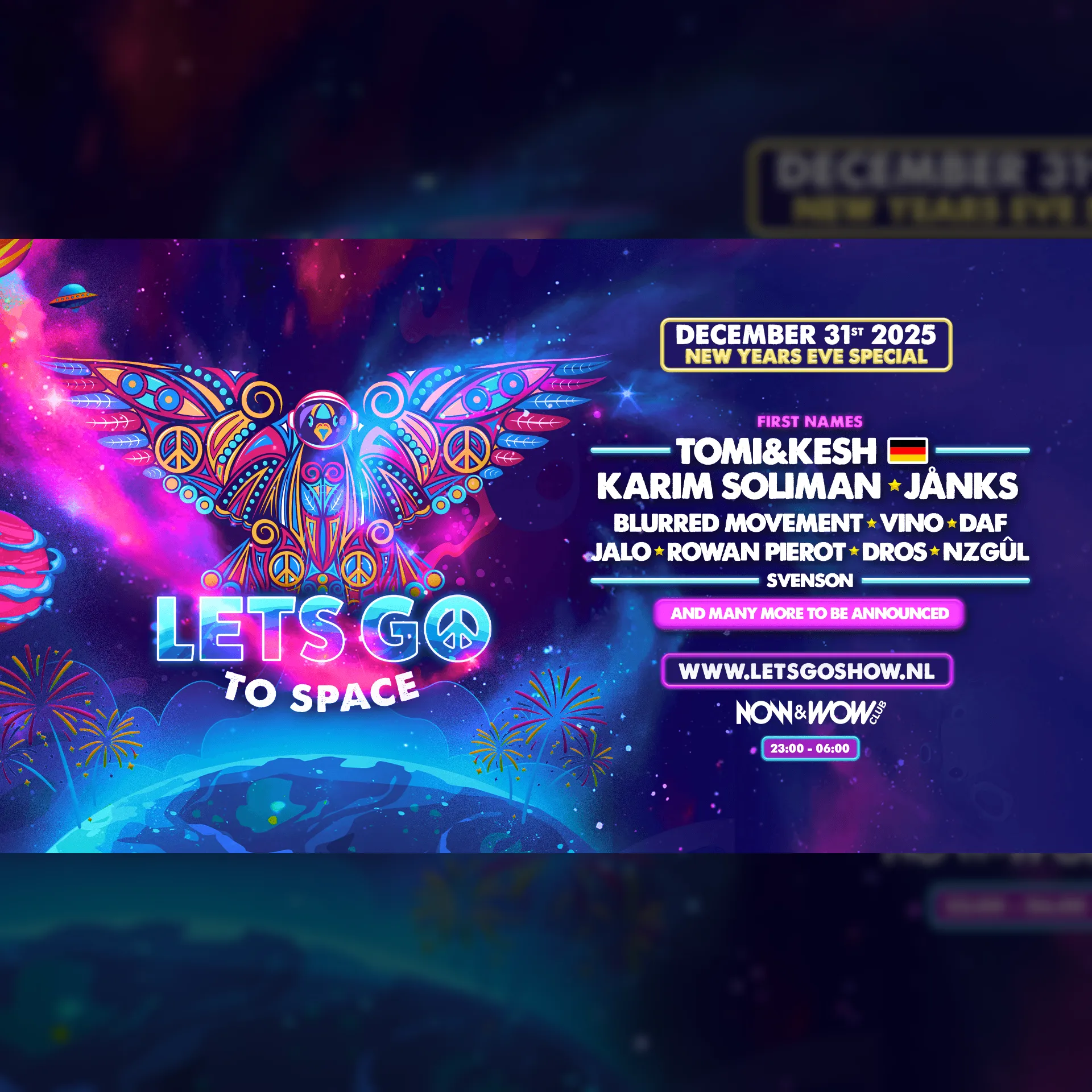 LET'S GO 'To Space' - NEW YEARS EVE SPECIAL