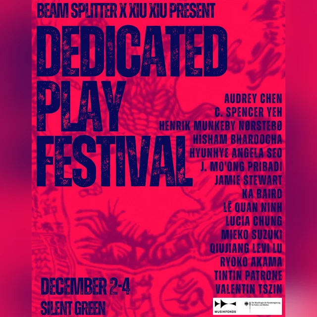 BEAM SPLITTER x XIU XIU present: DEDICATED PLAY FESTIVAL - Jamie Stewart